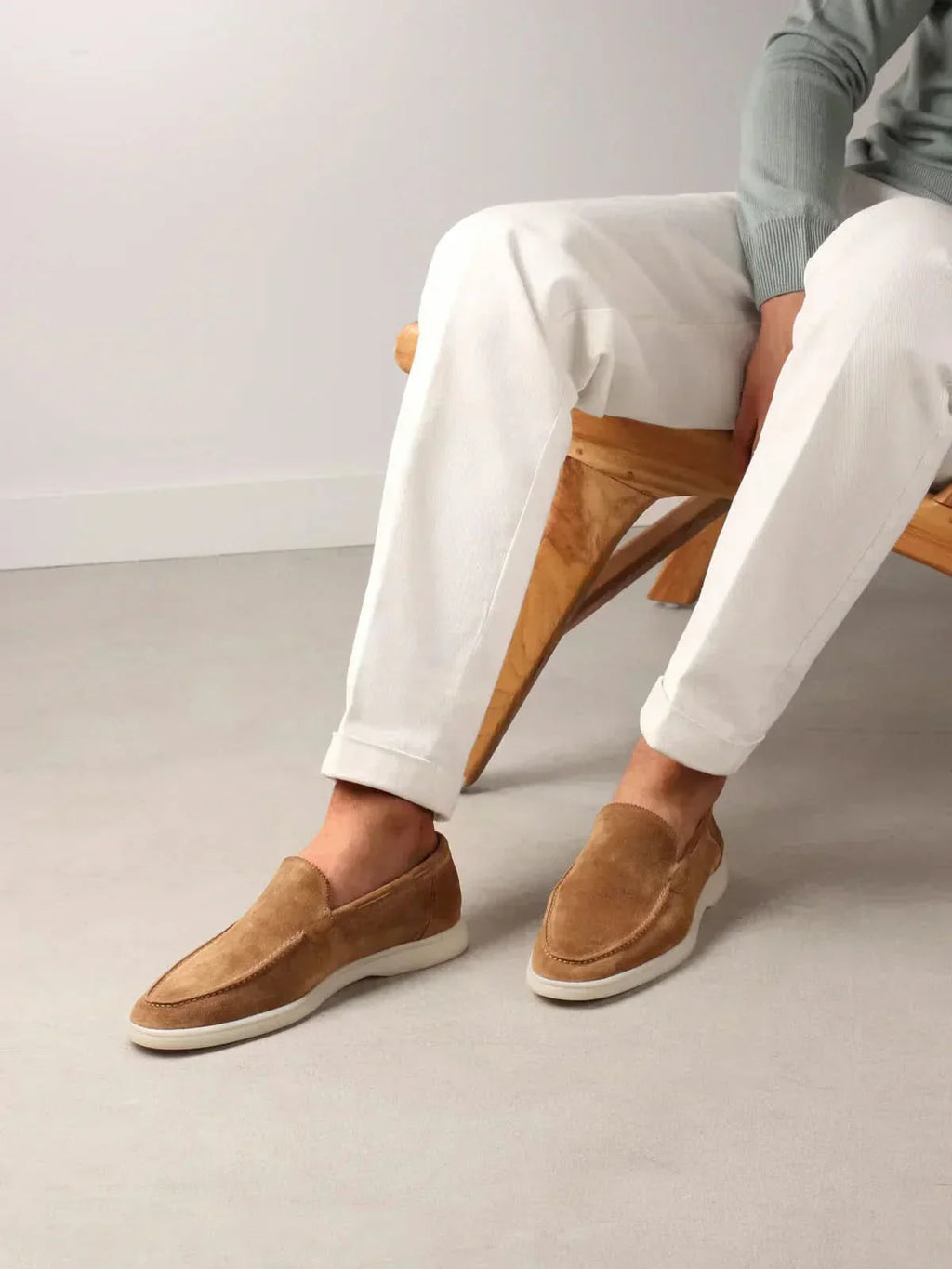 Mocassin sable — détail