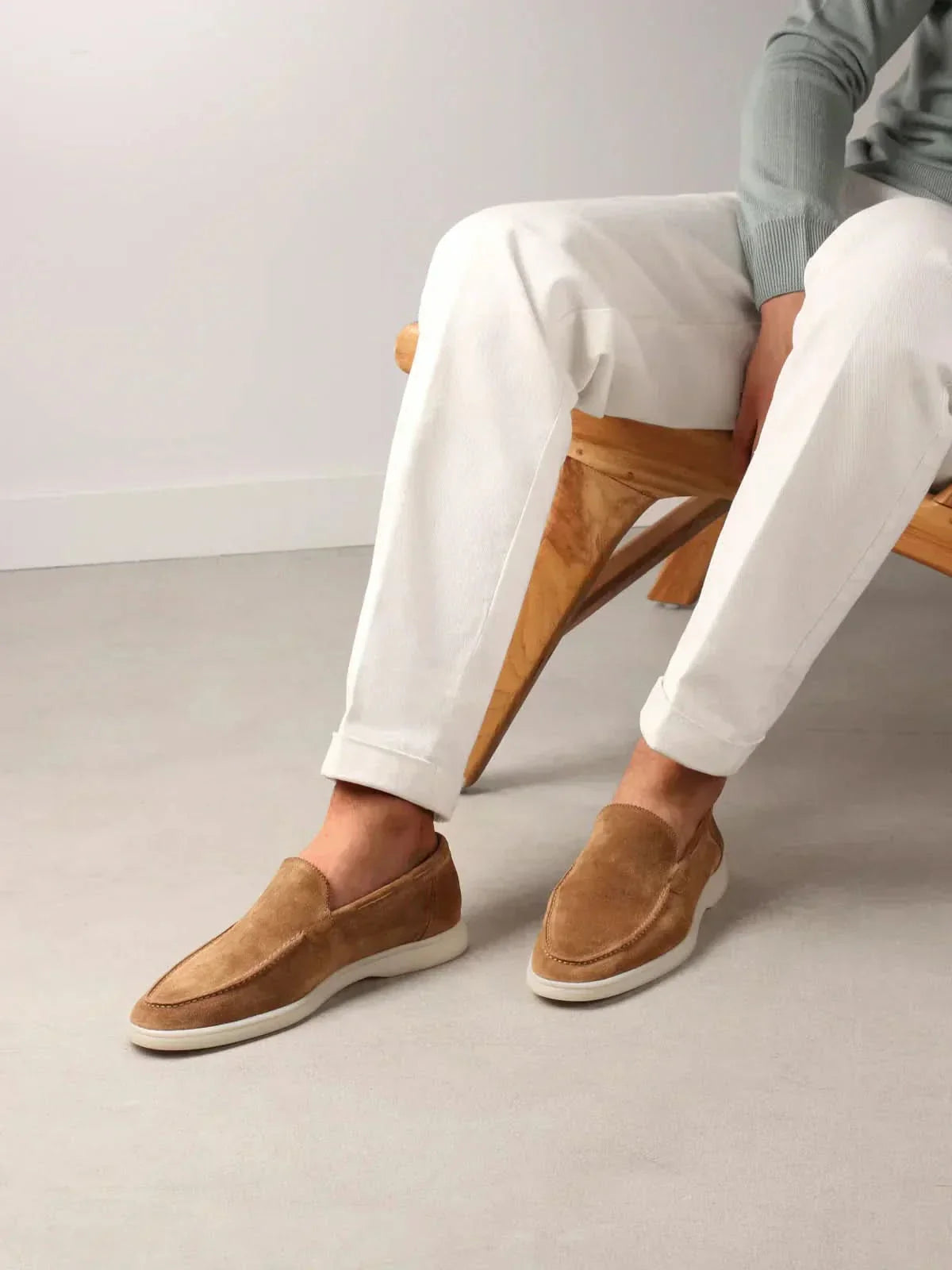 Mocassin sable — détail