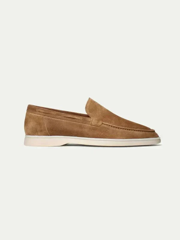 Mocassin Classique en suède sable — vue principale