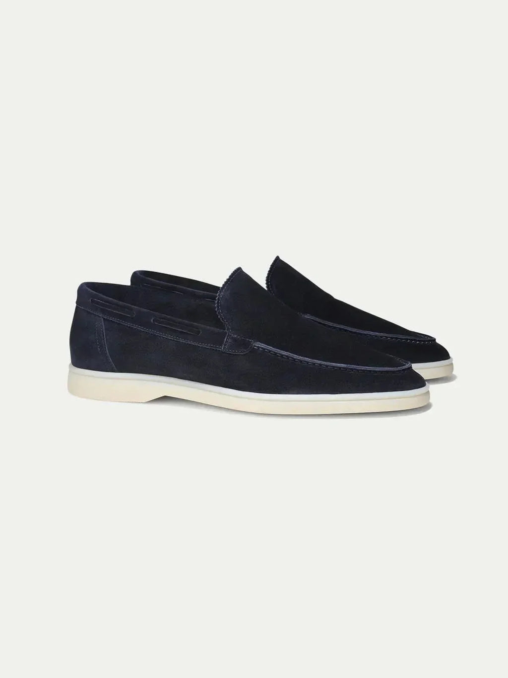 Mocassin bleu marine — profil