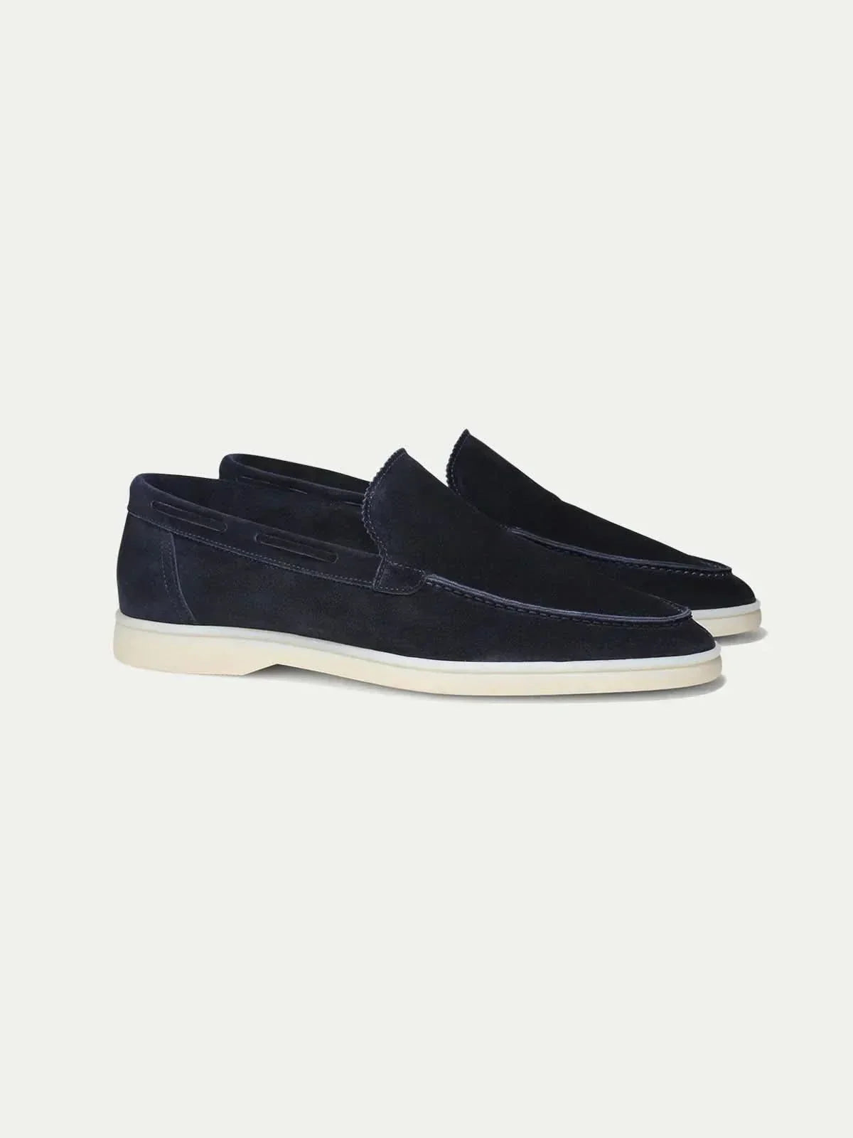 Mocassin bleu marine — profil