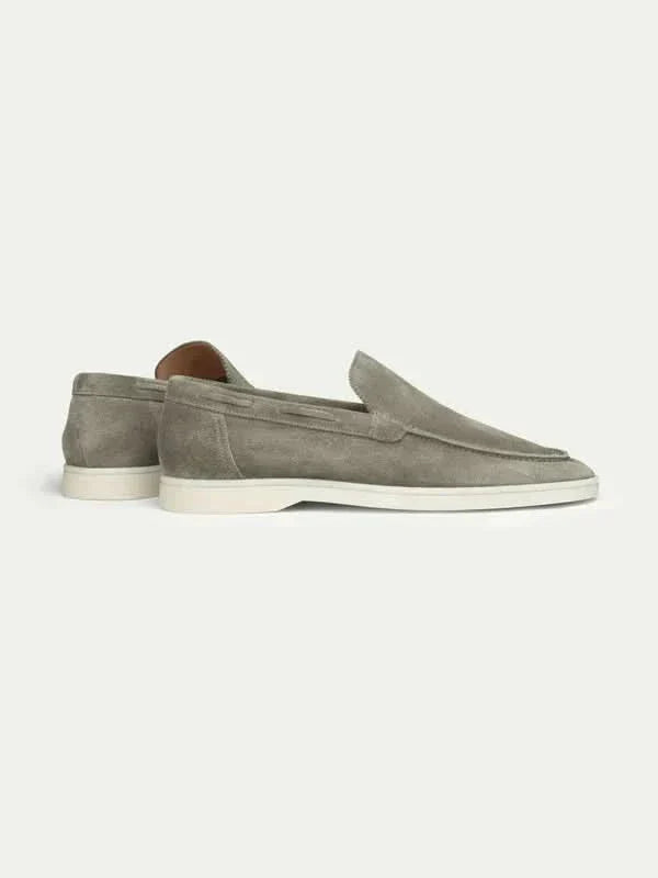 Mocassin vert olive — semelle