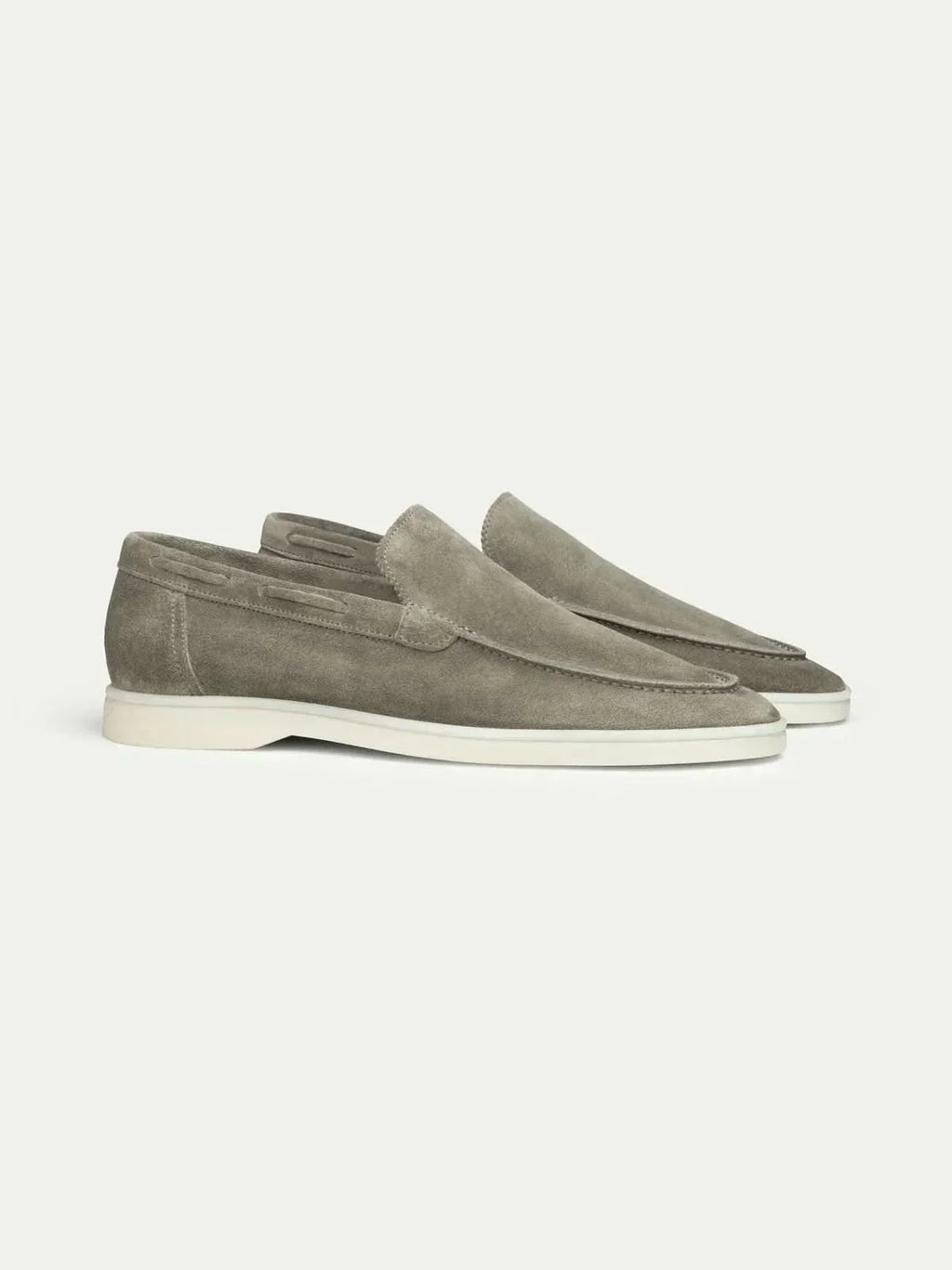 Mocassin vert olive — profil