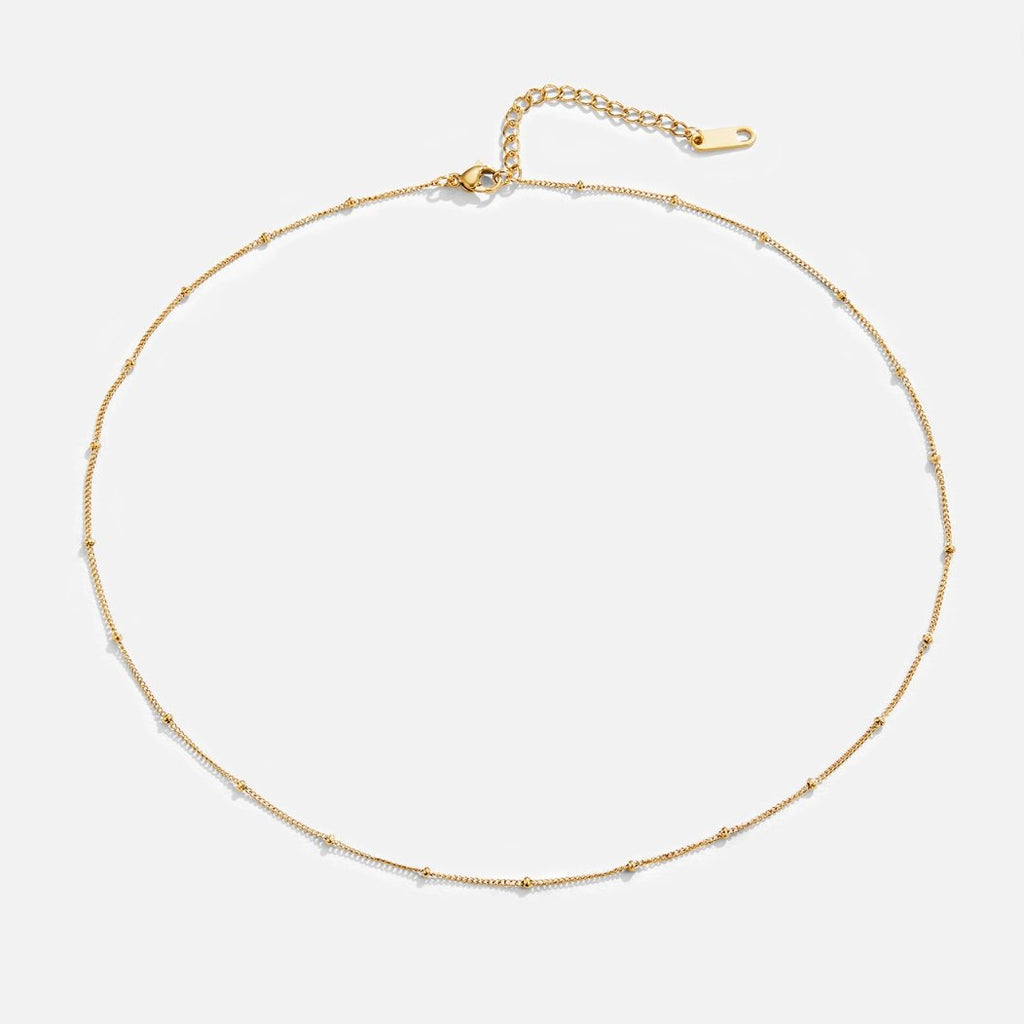 Collier Niyah Chaîne et Perles Dorées