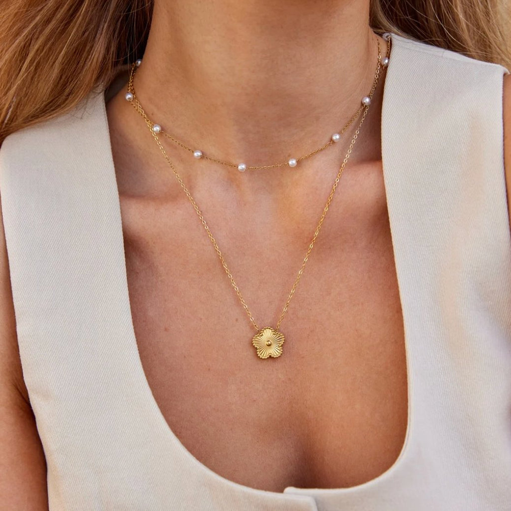 Collier Nura Perle et Or 18K