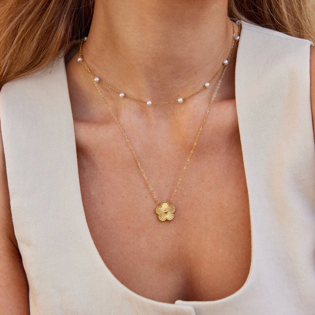 Collier Nura Perle et Or 18K