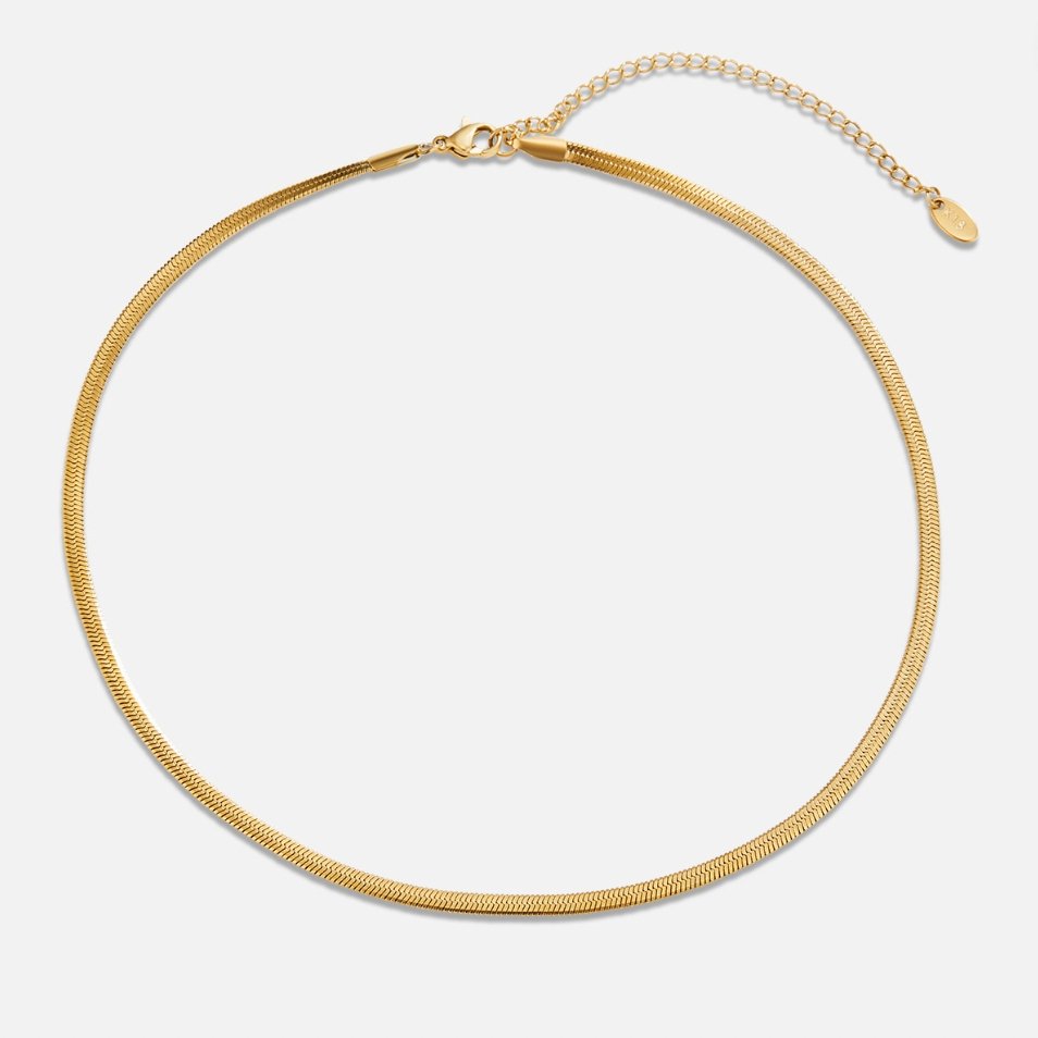 Collier Chaîne Serpent Sarya Doré