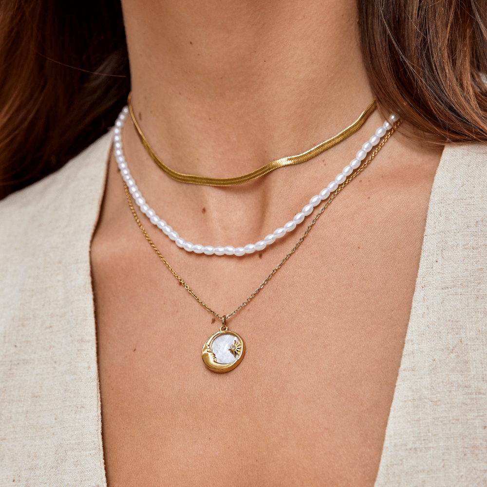 Collier Chaîne Serpent Sarya Doré