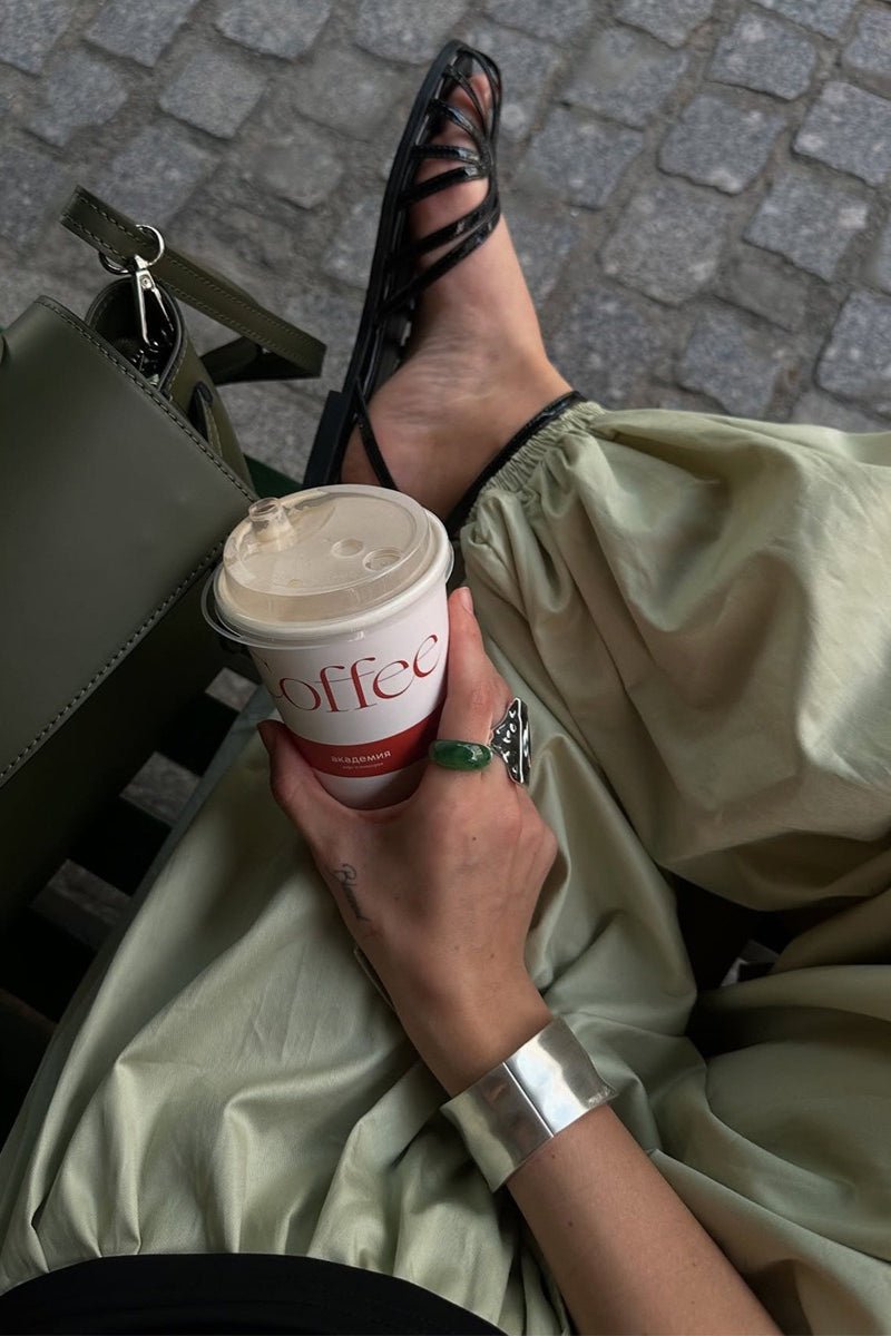 Pantalon baggy Inga à taille élastique