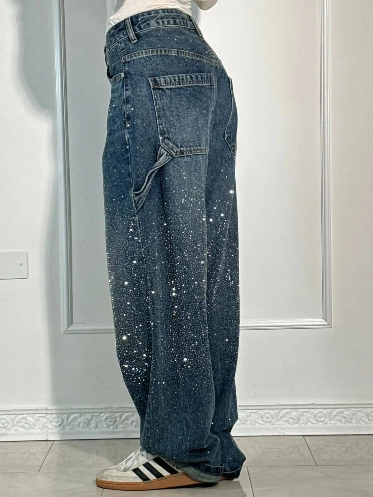 Jean large style cargo Jeremy Sparkling