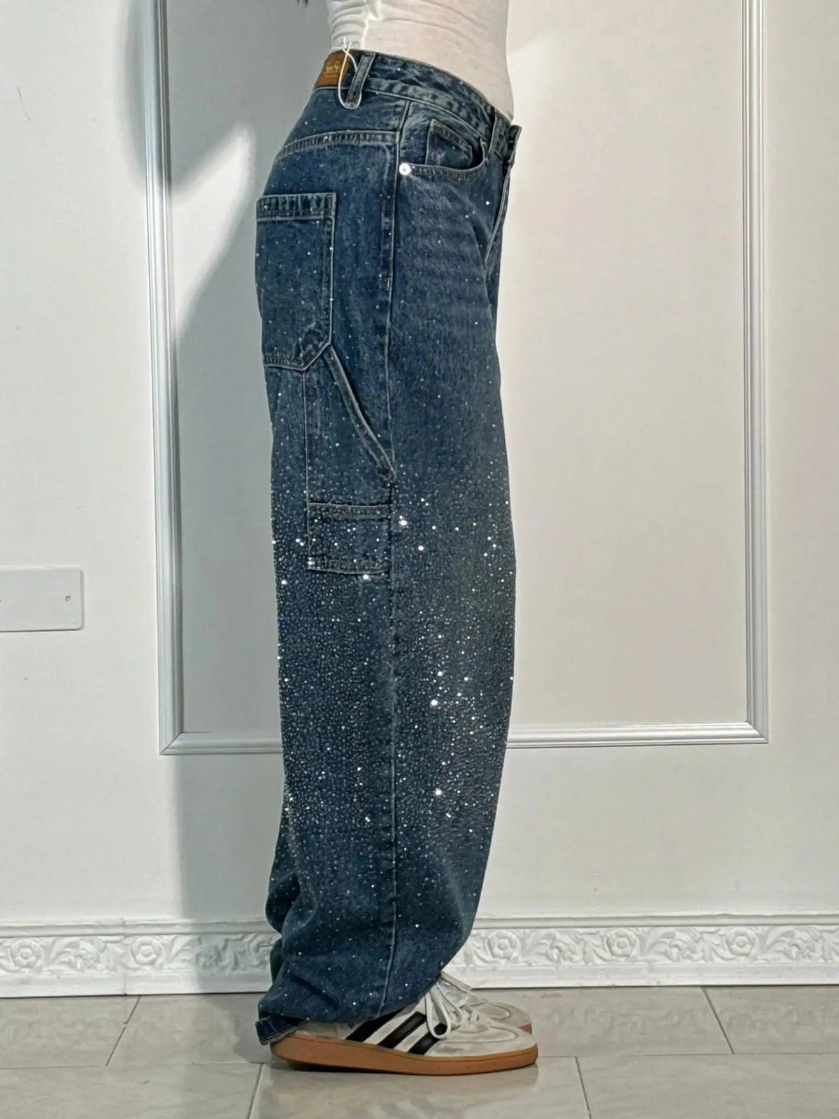 Jean large style cargo Jeremy Sparkling