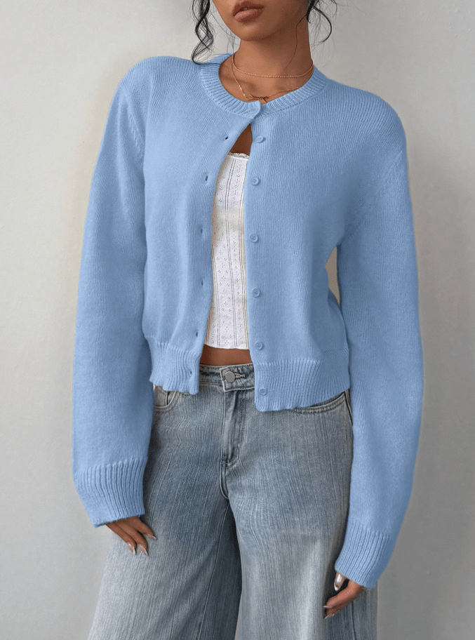 Cardigan en maille Emilia avec boutons sur le devant