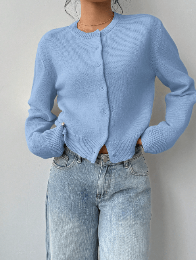 Cardigan en maille Emilia avec boutons sur le devant