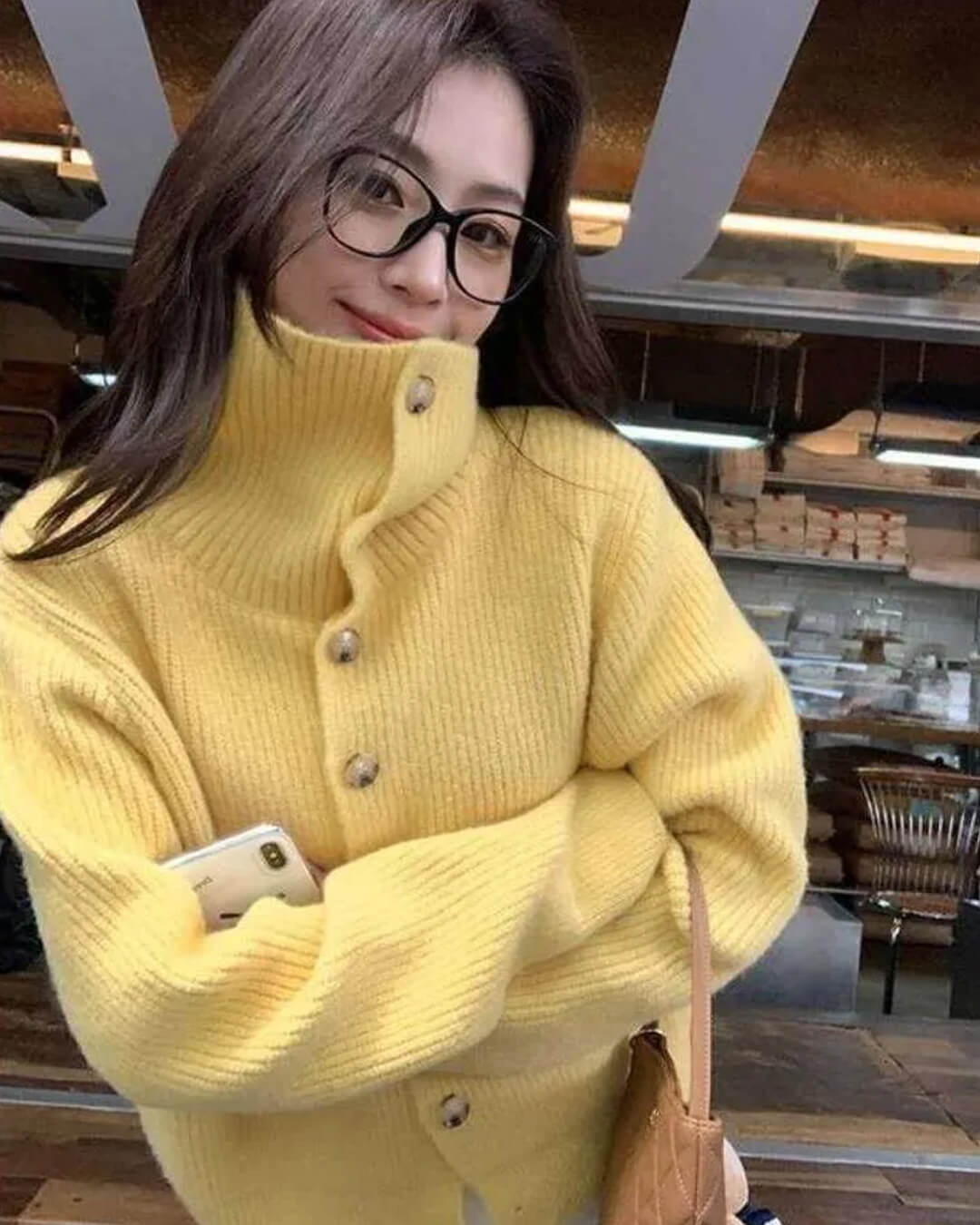 Nicola Cardigan oversize en maille