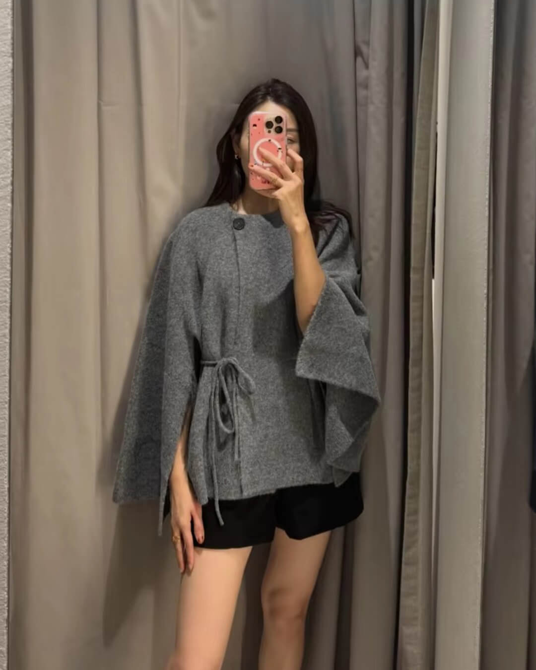 Cardigan Suzette à ouverture et manches chauve-souris