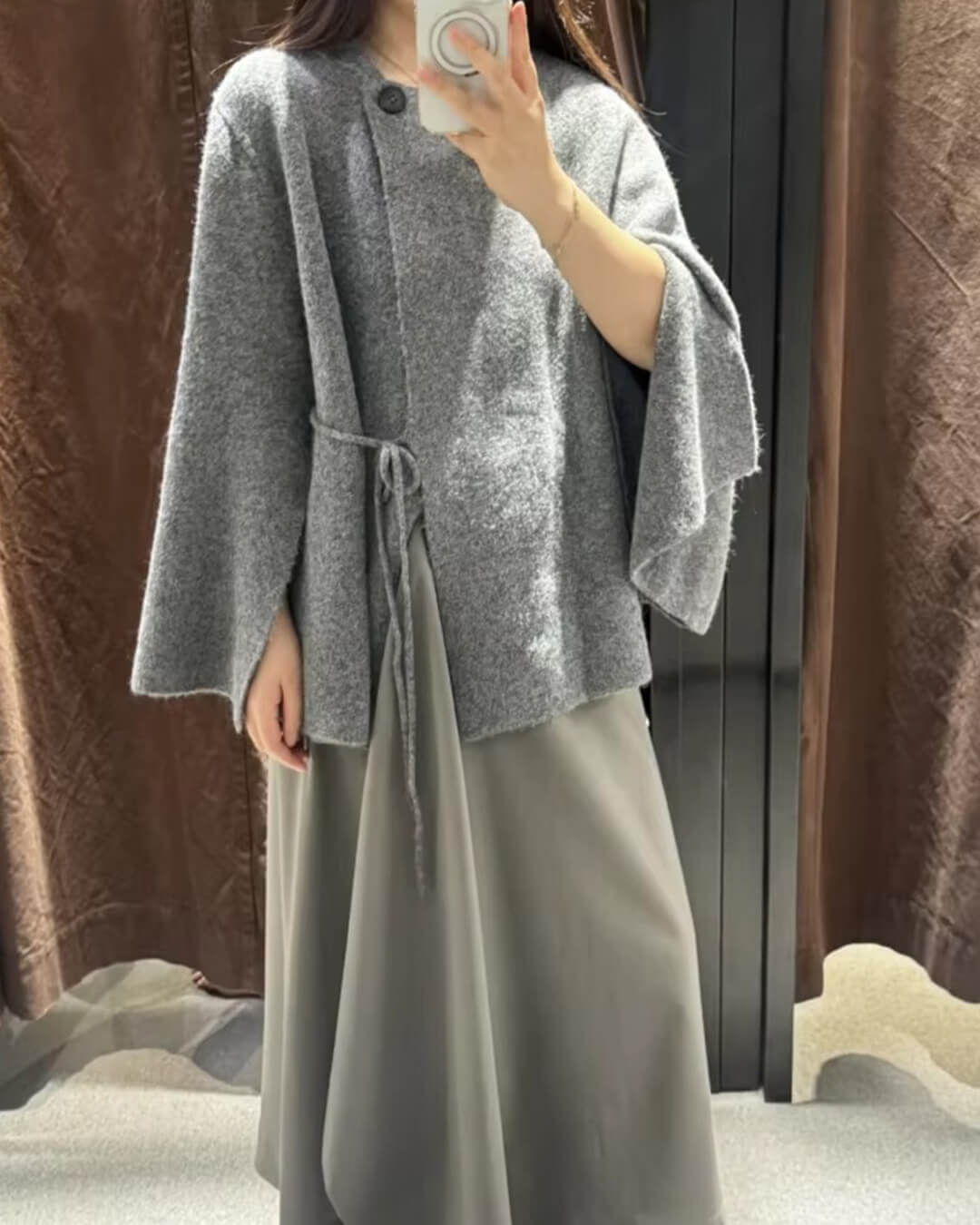 Cardigan Suzette à ouverture et manches chauve-souris