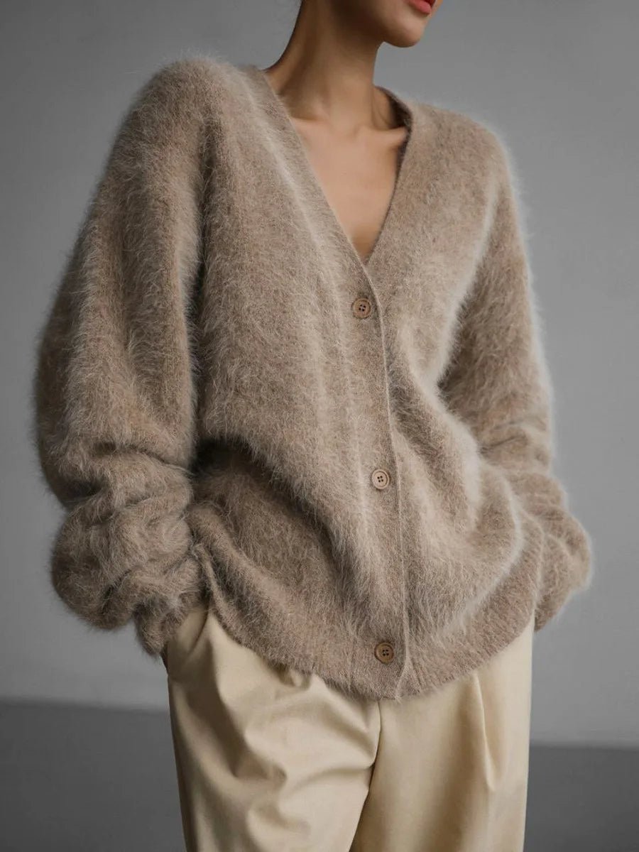 Cardigan douillet en maille Terry