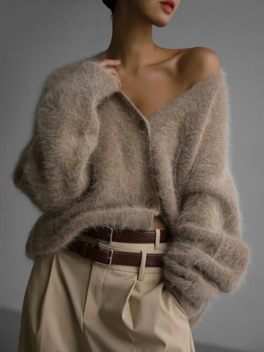 Cardigan douillet en maille Terry