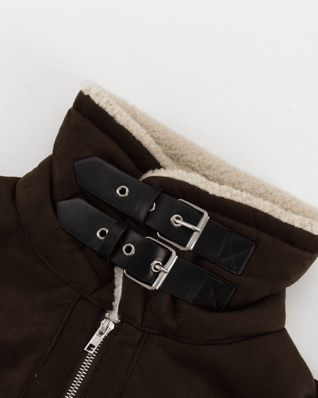 Aurora Veste en daim synthétique imitation cuir