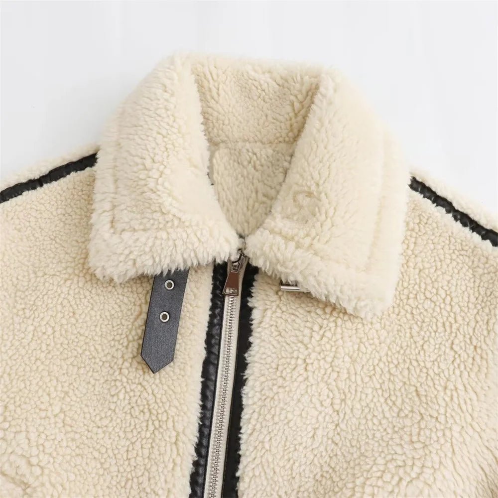 Veste bomber en bouclé Chantal