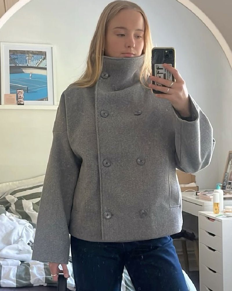 Veste Clarissa à col montant