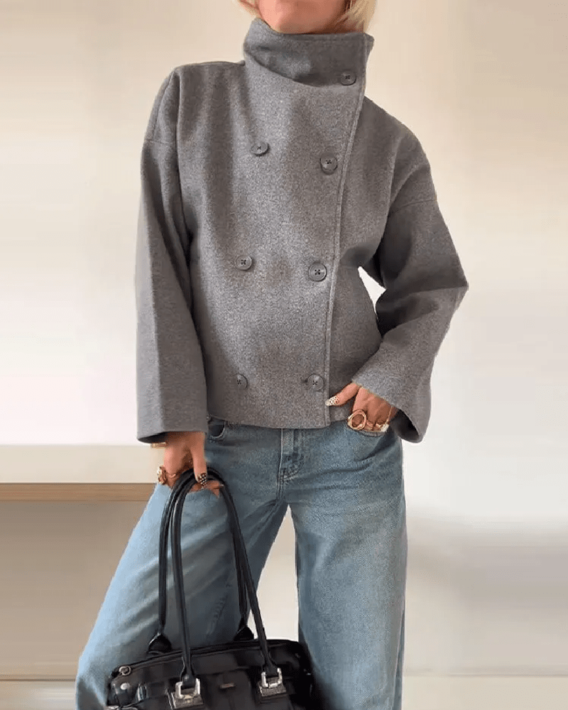 Veste Clarissa à col montant