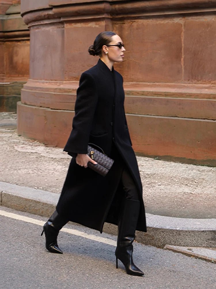 Manteau long cintré Genevieve
