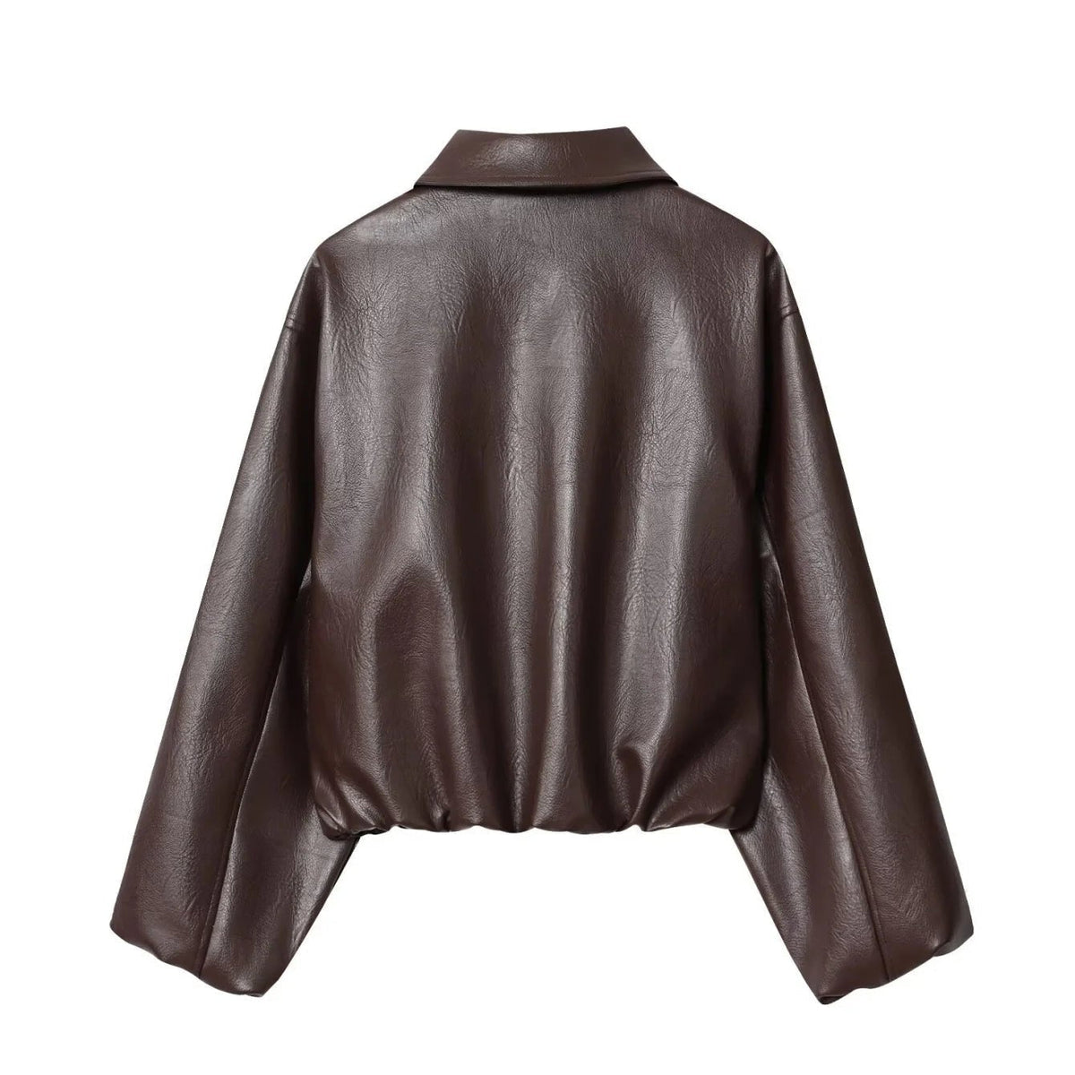 Veste bomber Jenny en similicuir