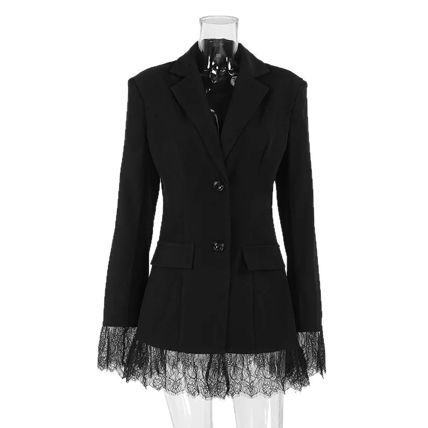 Blazer Joanna avec détails en dentelle