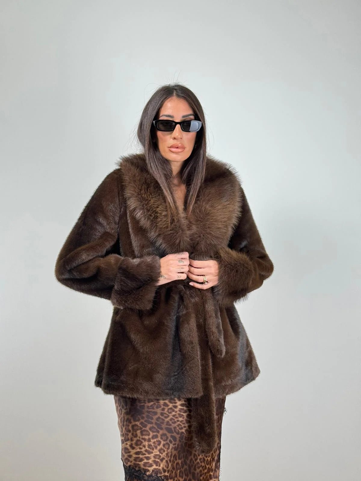 Manteau en fausse fourrure Louise