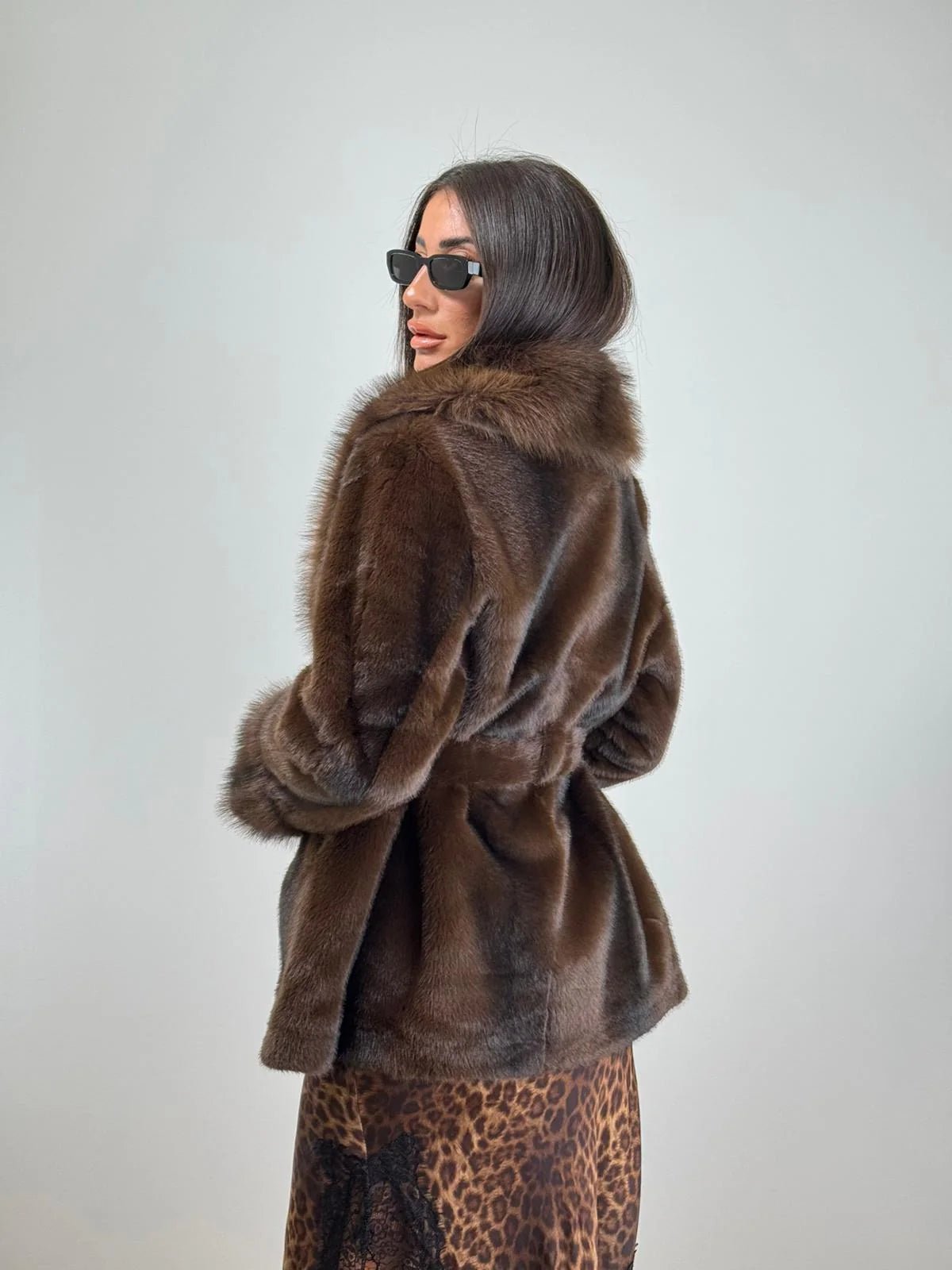 Manteau en fausse fourrure Louise