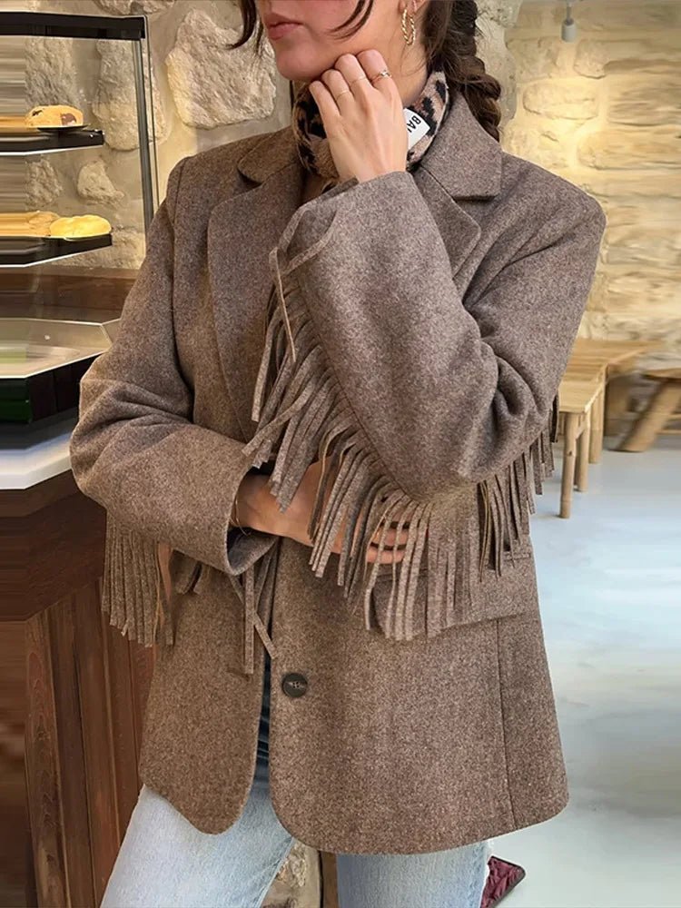 Blazer Marcelle à franges