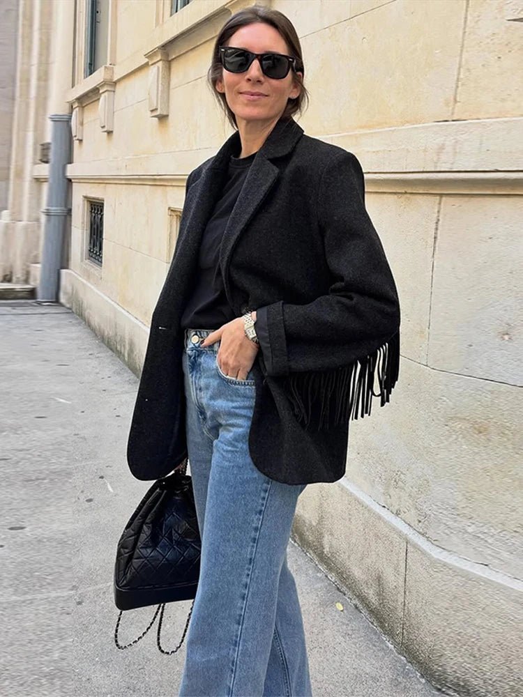 Blazer Marcelle à franges