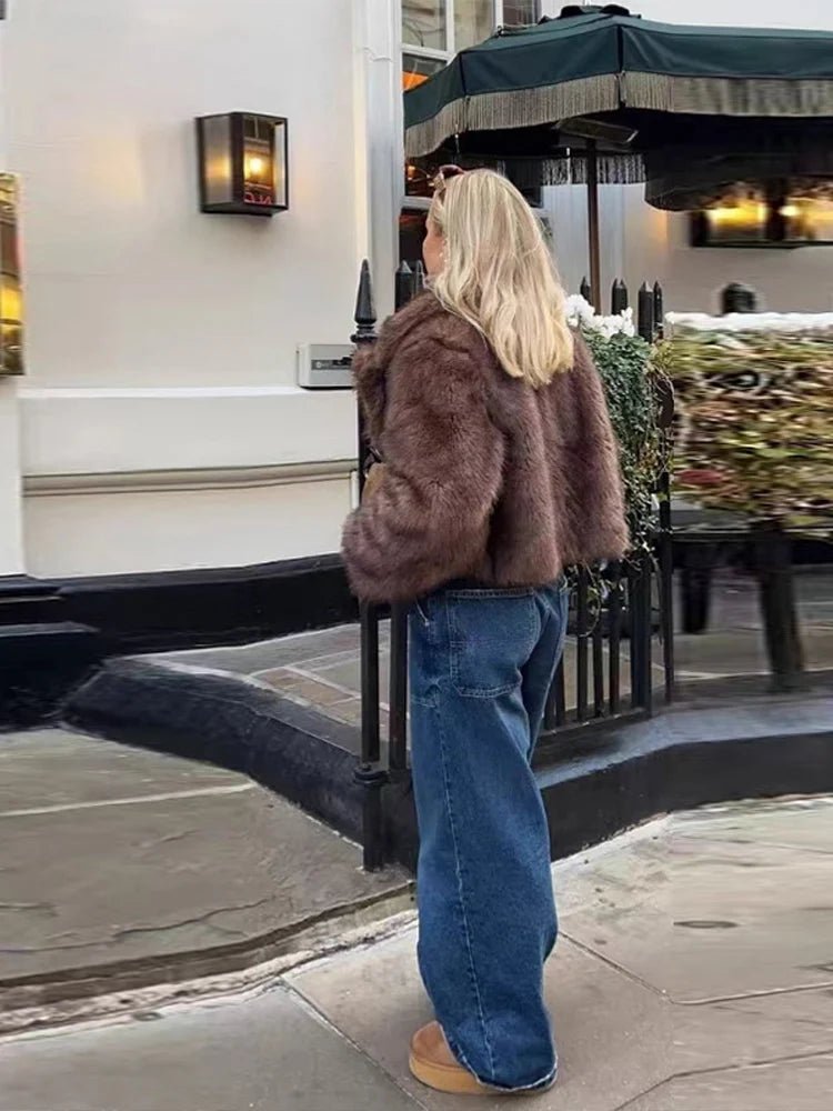 Manteau en fausse fourrure Marian