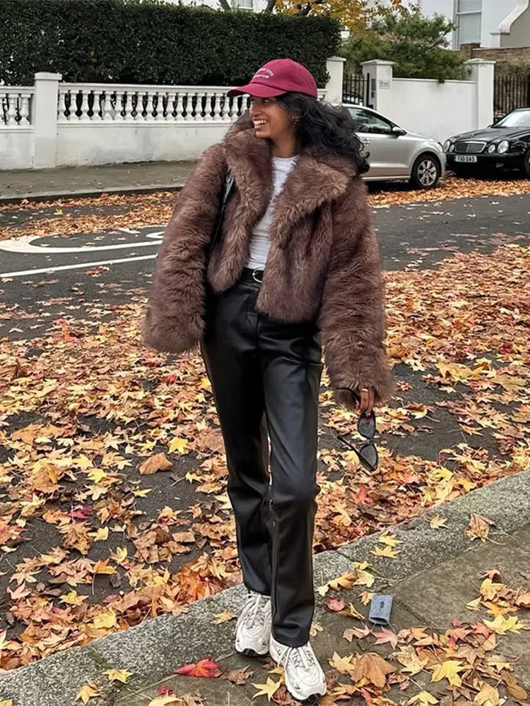 Manteau en fausse fourrure Marian