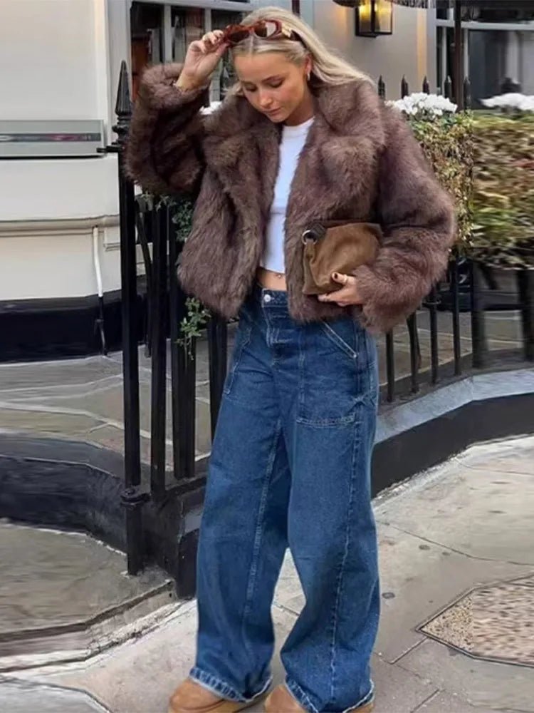 Manteau en fausse fourrure Marian