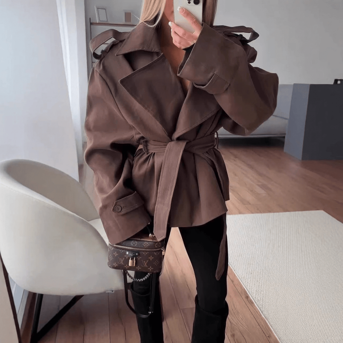 Trench court ceinturé Molly