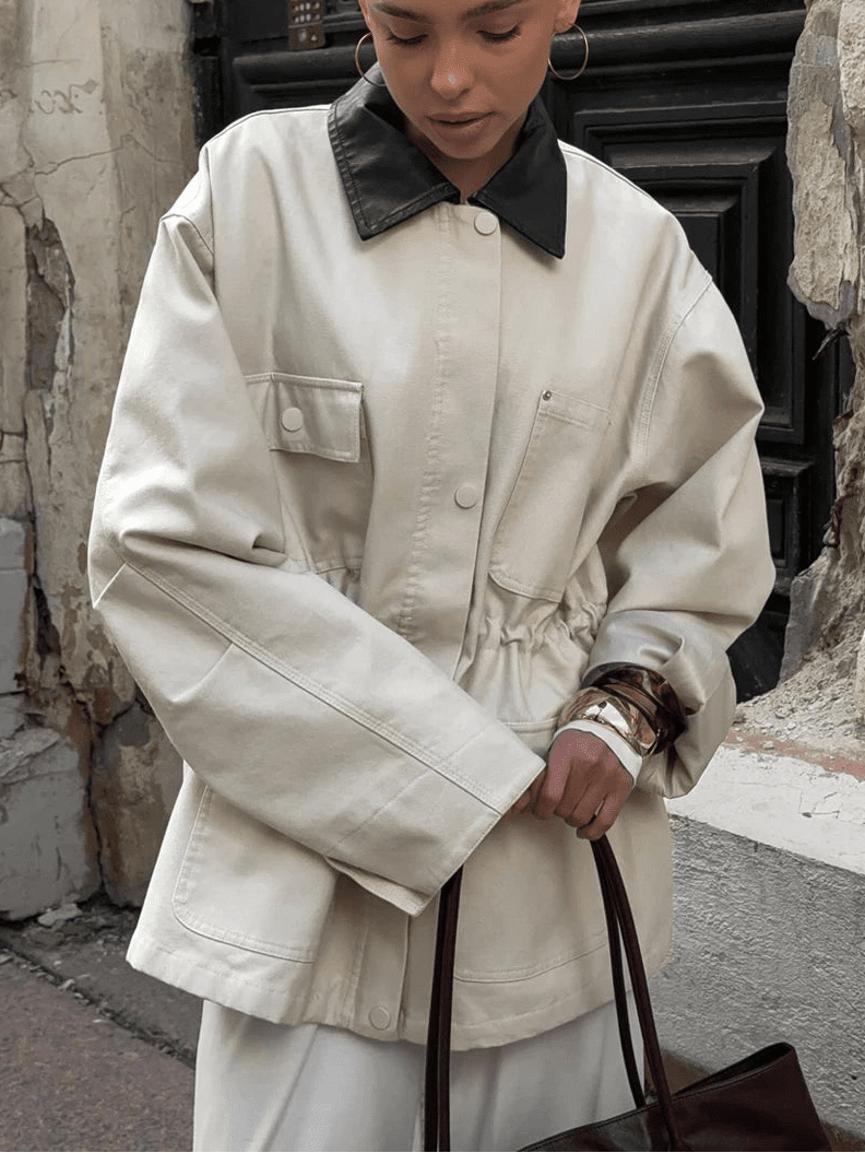 Veste oversize à cordon de serrage Therese