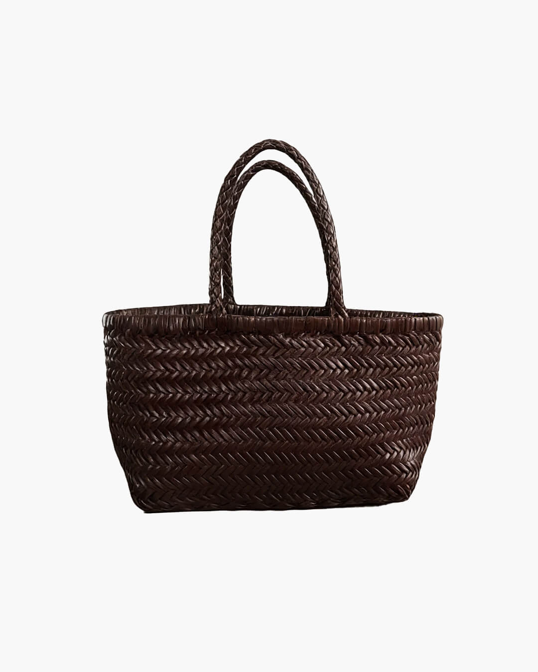 Anais sac cabas en cuir tressé à la main