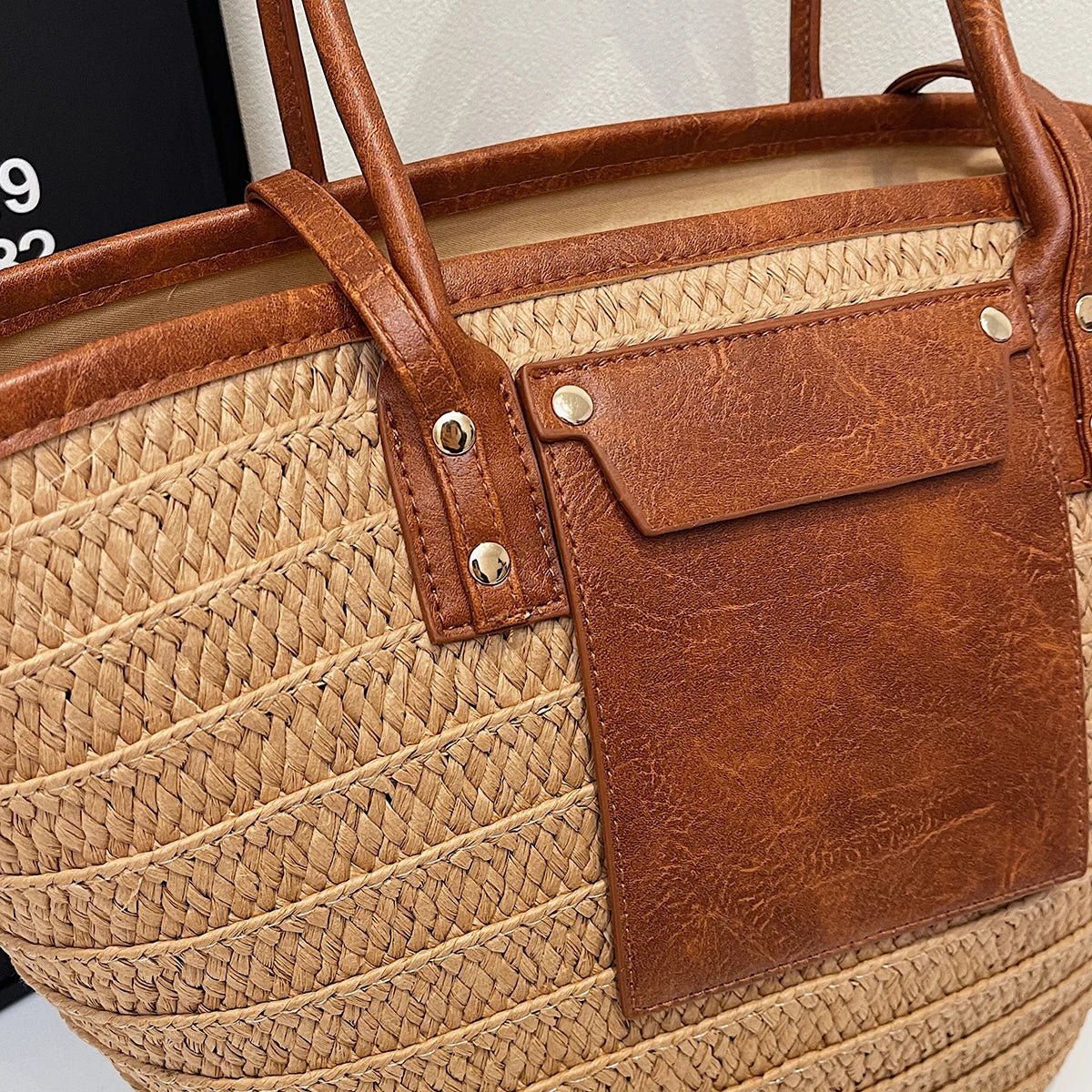 Beatrice Forest sac cabas tissé à une épaule