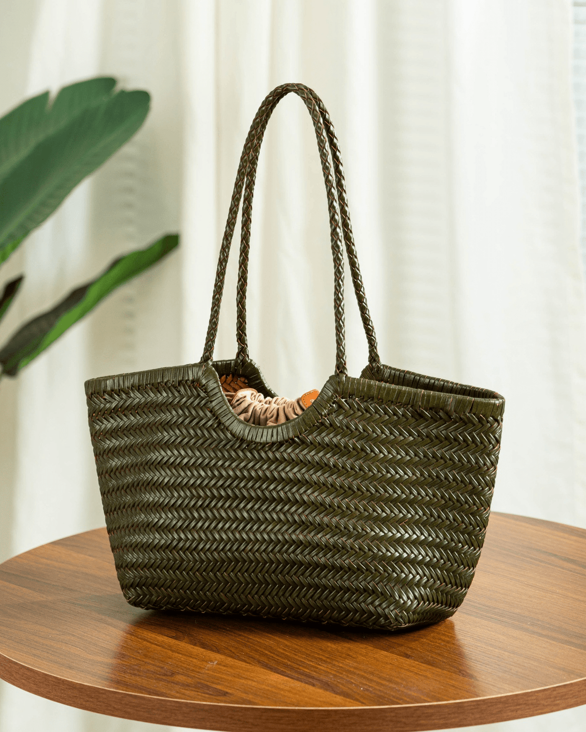 Beatrice sac cabas tissé