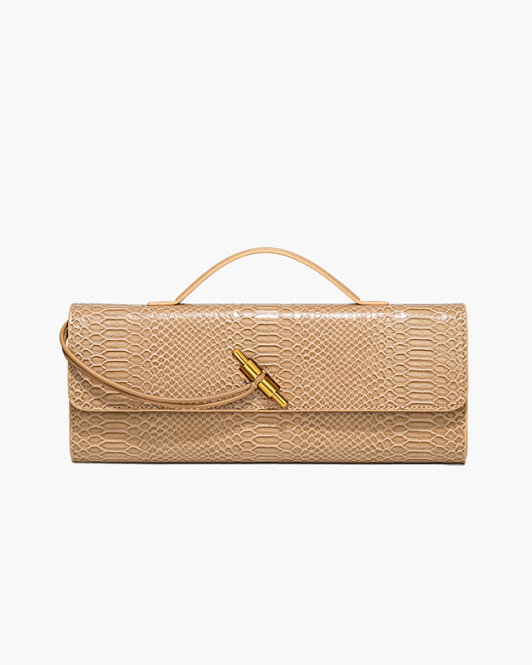 Sac Bianca en cuir gaufré effet croco