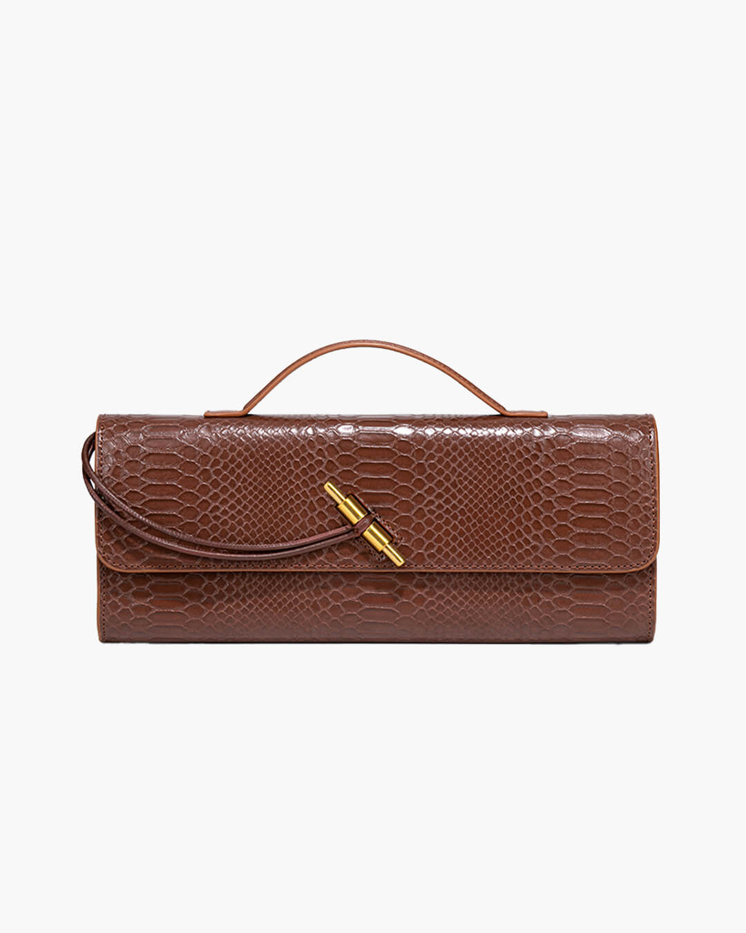 Sac Bianca en cuir gaufré effet croco