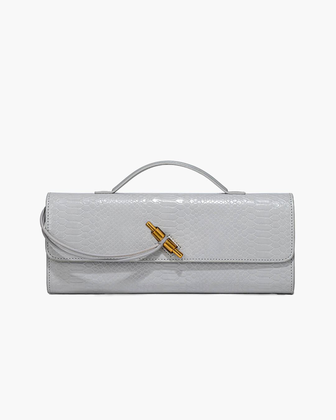 Sac Bianca en cuir gaufré effet croco