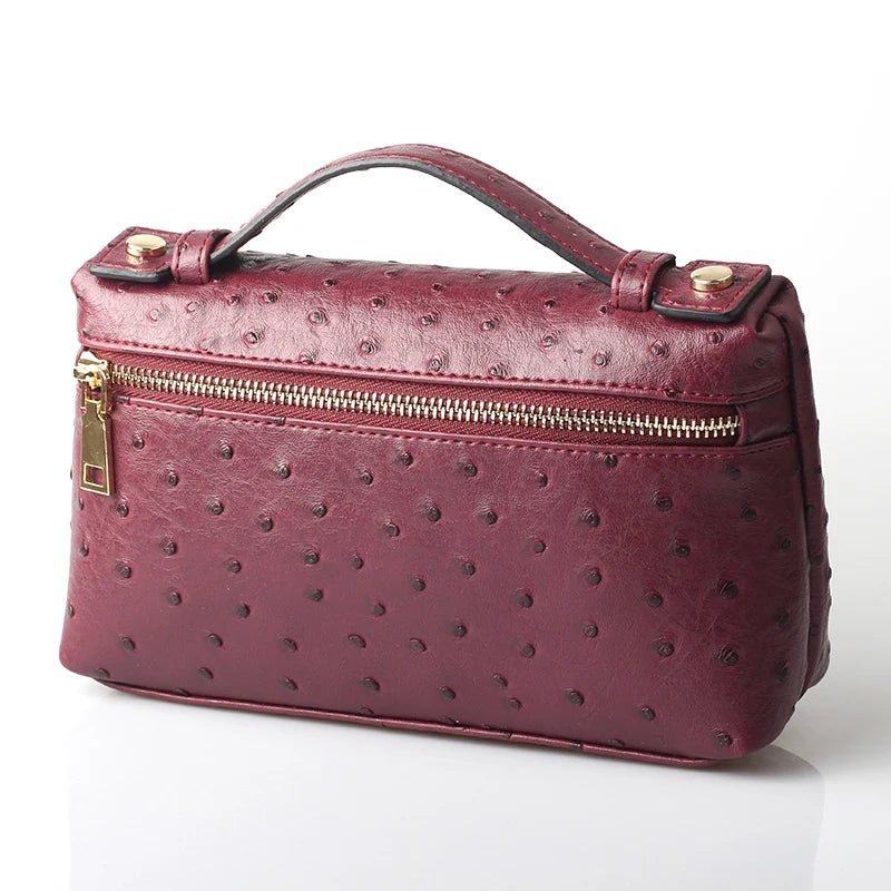 Sac Bianca à imprimé autruche