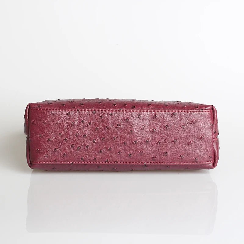 Sac Bianca à imprimé autruche