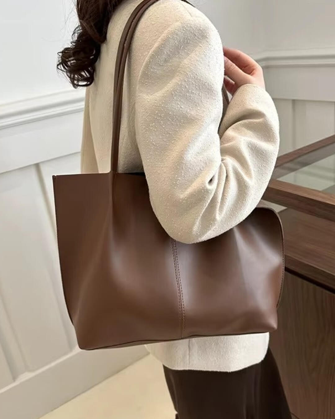 Sac cabas en similicuir Calista