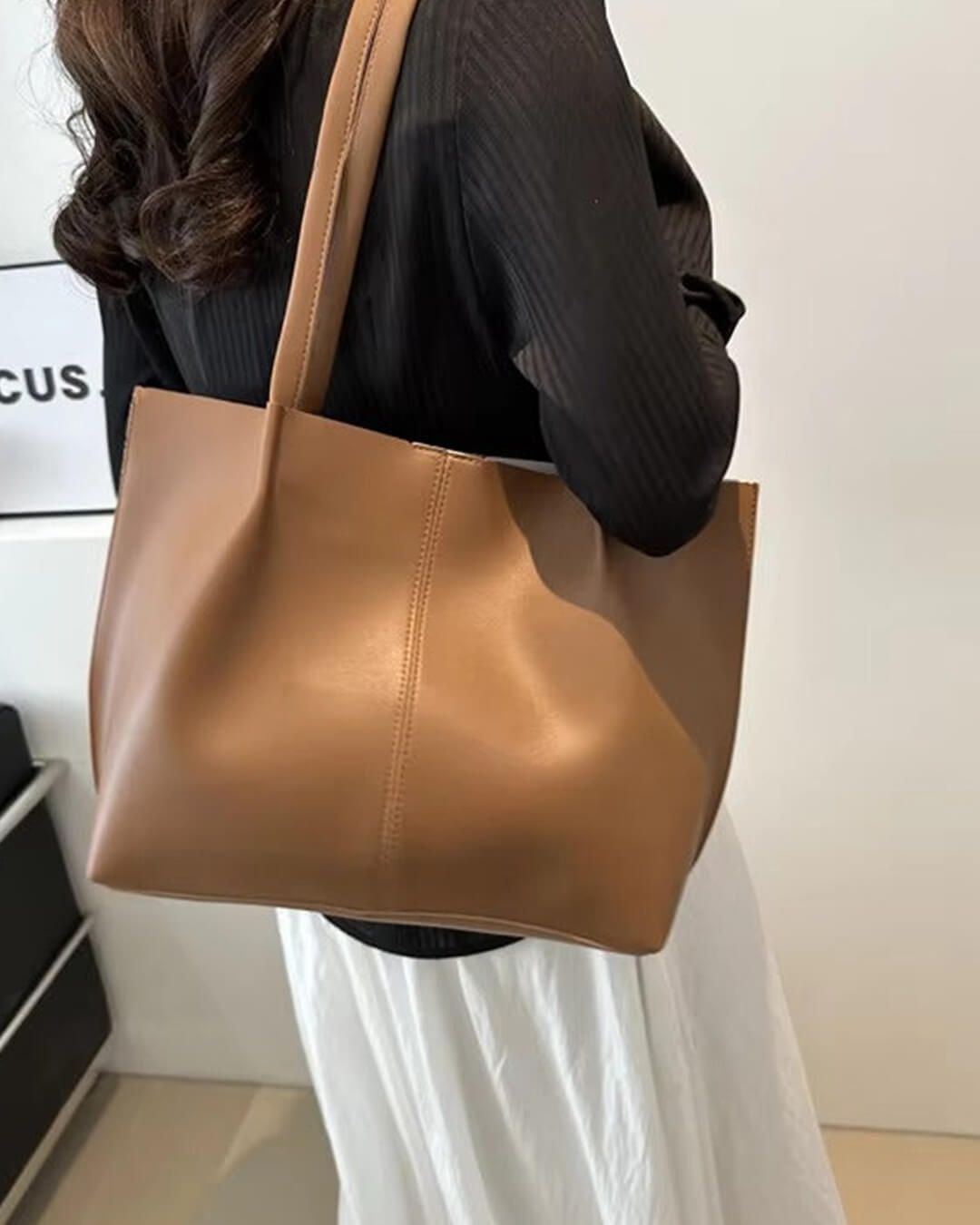 Sac cabas en similicuir Calista