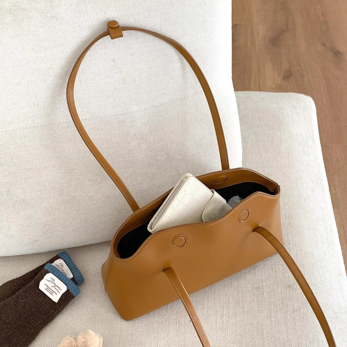 Sac cabas d’épaule matelassé Bianca