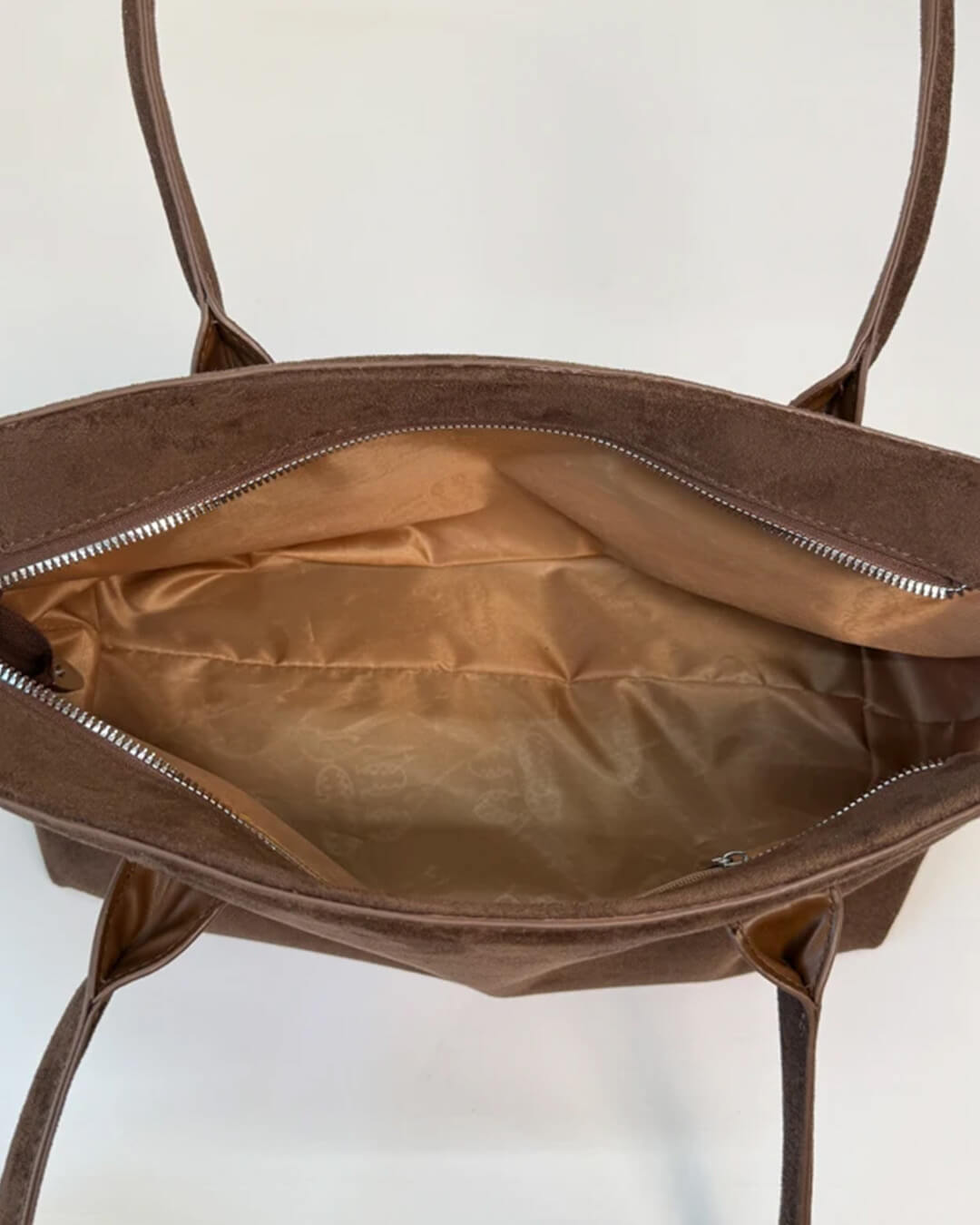 Sac à bandoulière Claudine en imitation daim